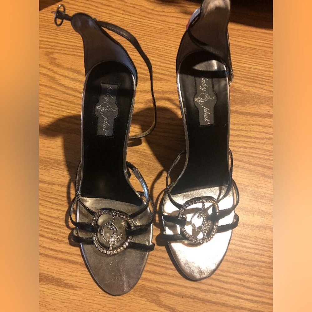 🔥 Baby Phat black rhinestone cat wedges 9.5B 🔥
